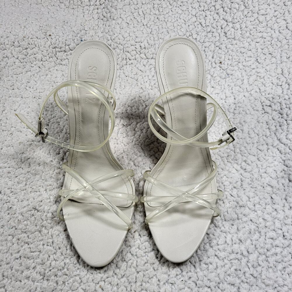 SCHUTZ AMELIA DELUXE NAPPA SANDAL STILETTO HEEL SIZE 10B